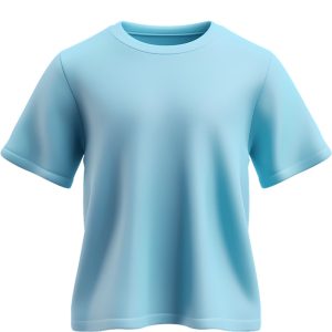 Classic Sky Blue Crew Neck T-Shirt
