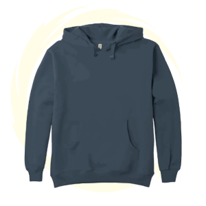 Classic Navy Blue Pullover Hoodie